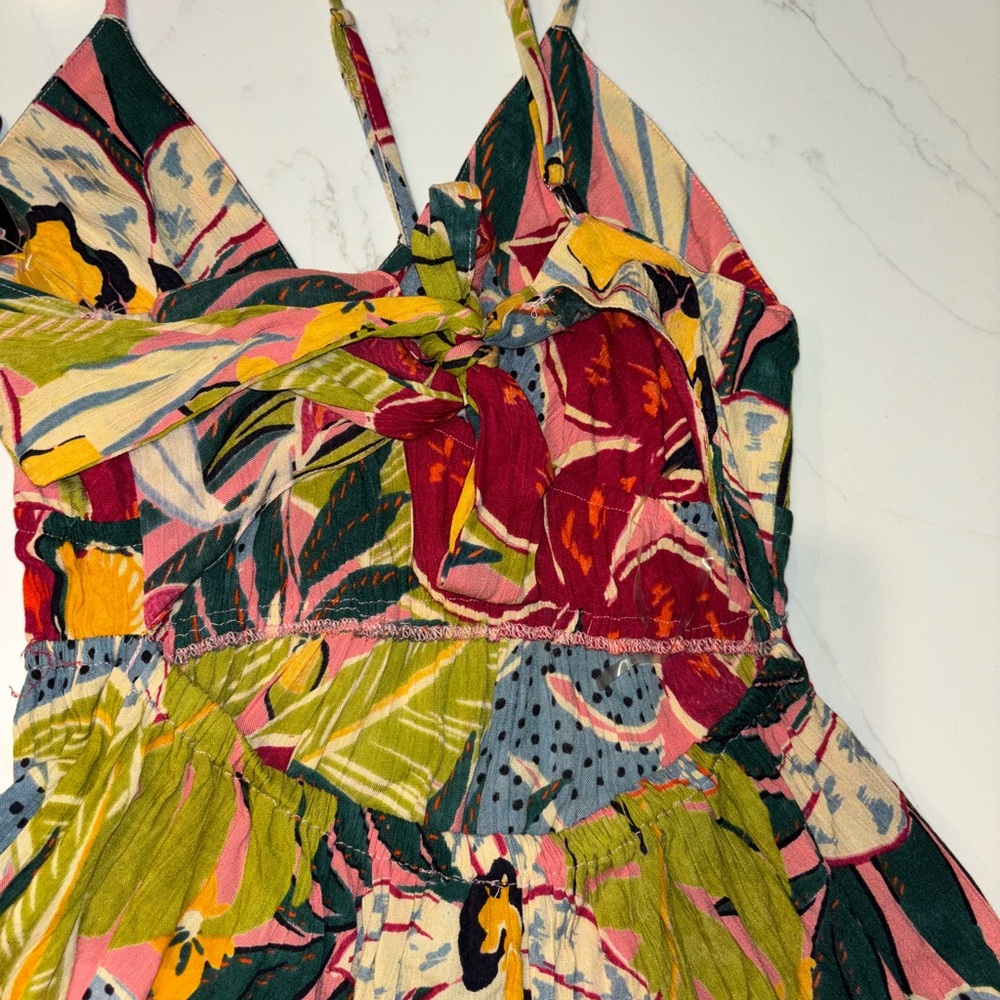 Floral Multicolor Summer Dress - Picture 4 of 8